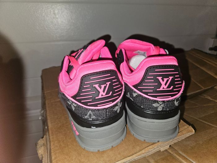 Basket chaussure bleu taille 41 noir rose - photo numéro 3