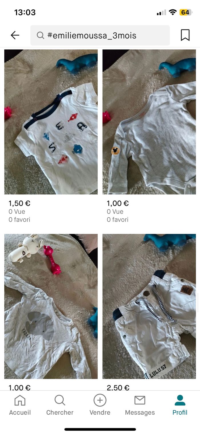 Vend vêtements garçon 3 mois - photo numéro 4