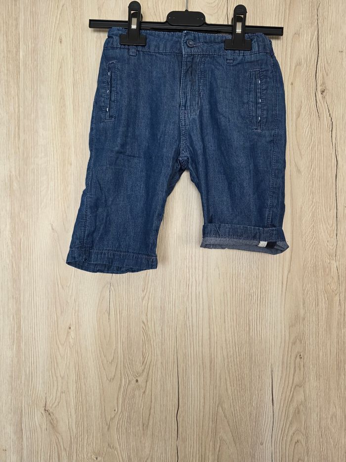 SHORT BERMUDA GARÇON BLEU MARINE 5ANS MARQUE TISSAIA - photo numéro 2