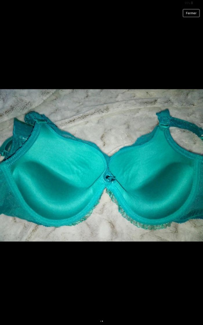 Soutien-gorge 90B vert - photo numéro 2