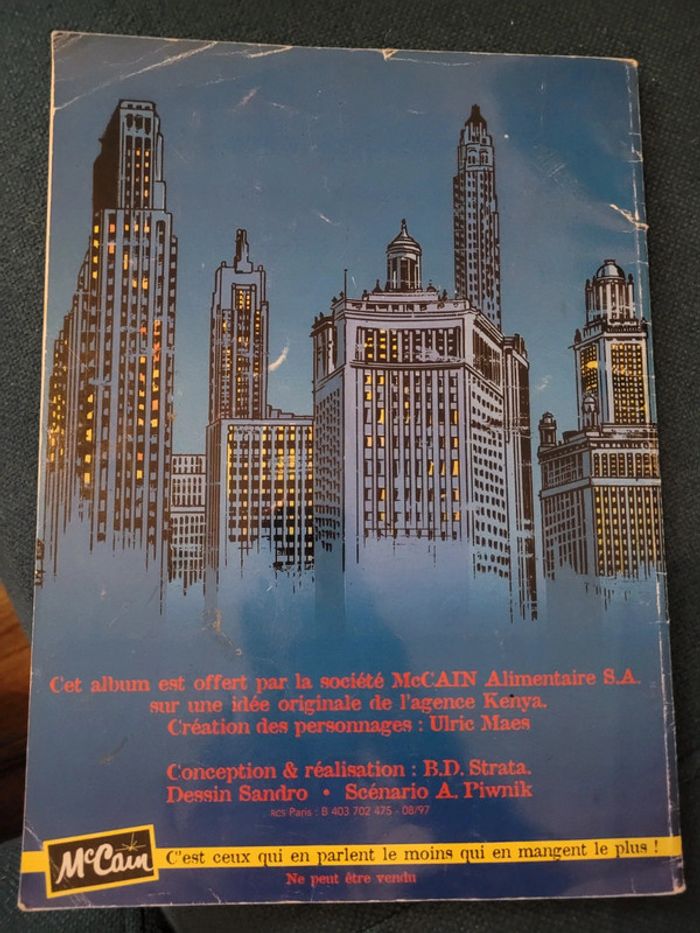 Livre ancien McCain connections BD bande dessinée l'élixir du docteur Ripert tome 1 - photo numéro 2