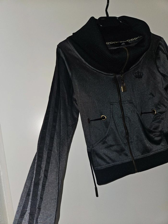 👑 Veste vintage Adidas Respect Me Missy Elliott noire T36 - photo numéro 9