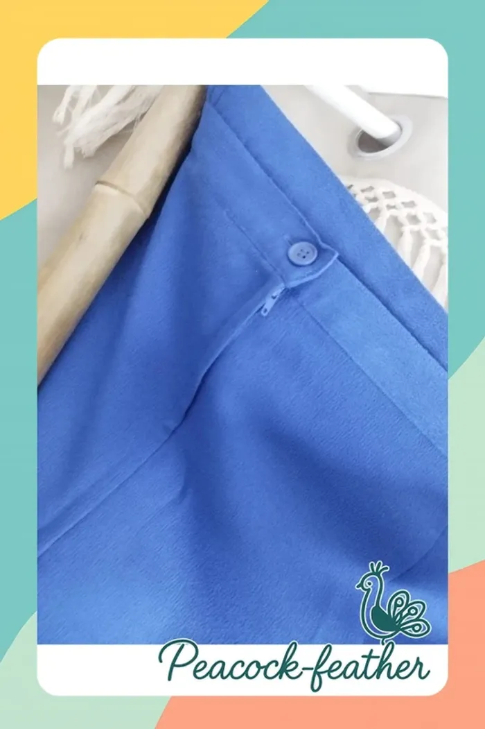 Tailleur bleu jupe 56 - photo numéro 9