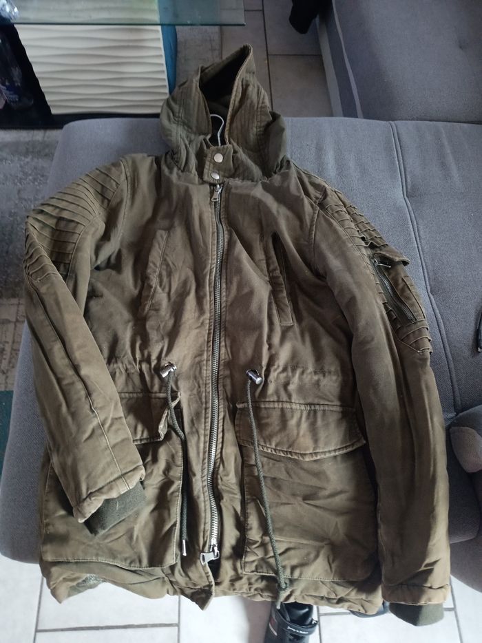Blouson 3/4 kaki - photo numéro 4
