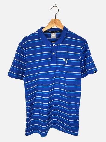 Polo homme Puma Bleu Rayé - Taille M