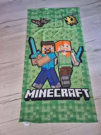 Drap de plage minecraph 70x140cm 