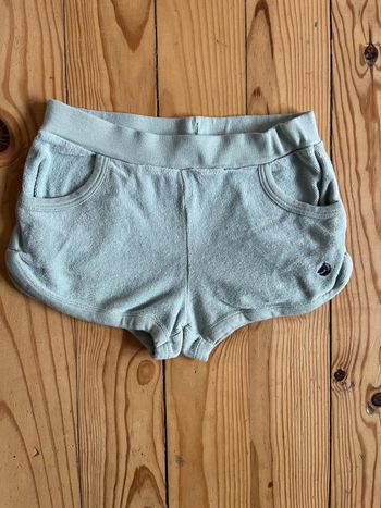 Short éponge vert Petit Bateau 4 ans