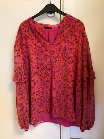 Superbe blouse neuve fuschia || T42 || One Step