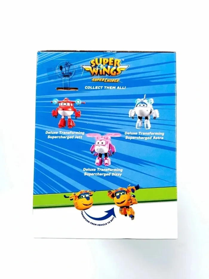 Figurine Super Wings Deluxe Transforming Supercharged Donnie avec lumière et son - photo numéro 5