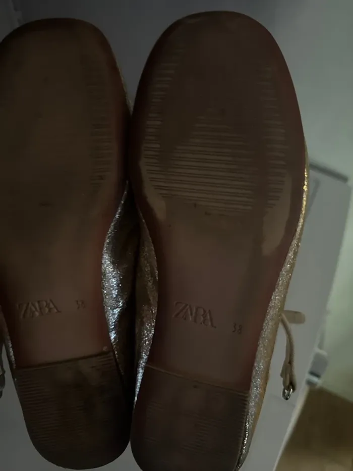 Ballerine doré 38 Zara - photo numéro 3