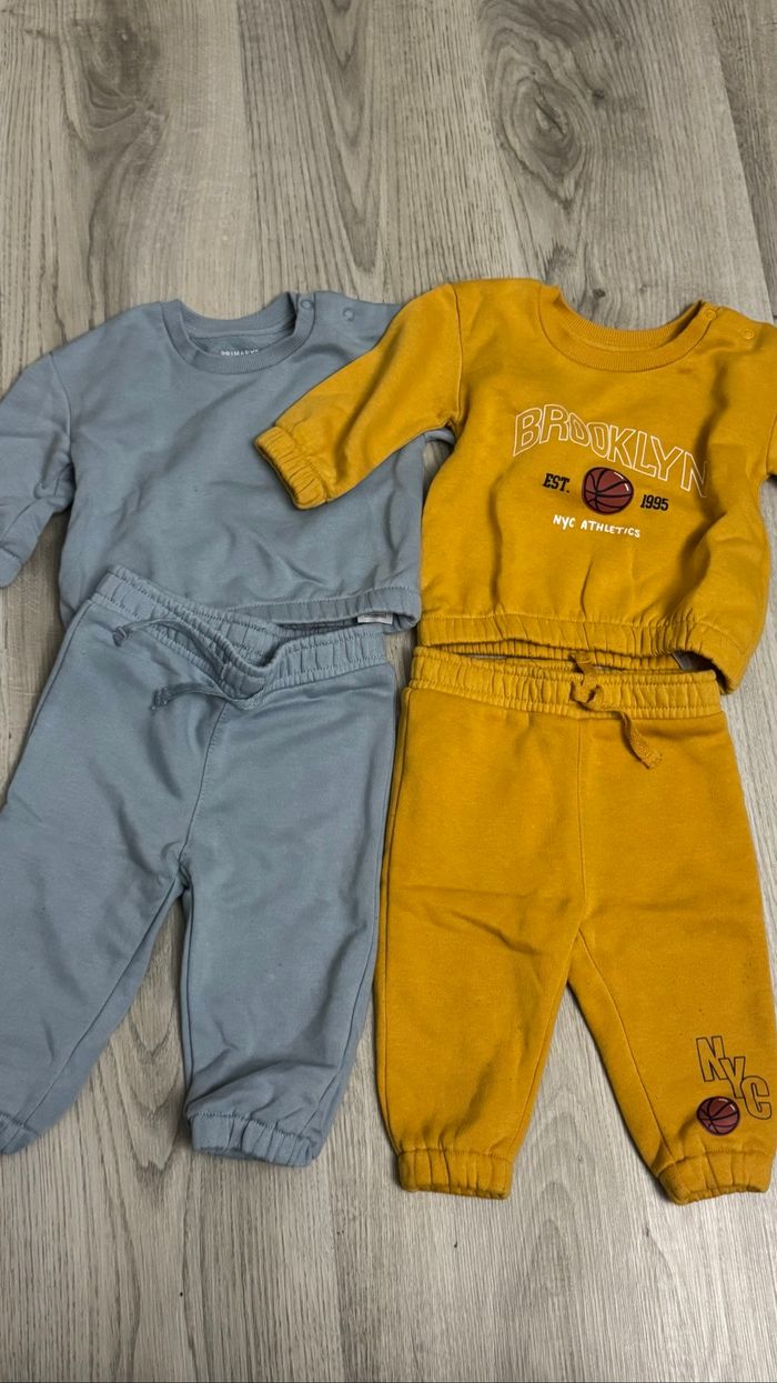 Lots ensemble pull jogging bébé garçon 6 mois