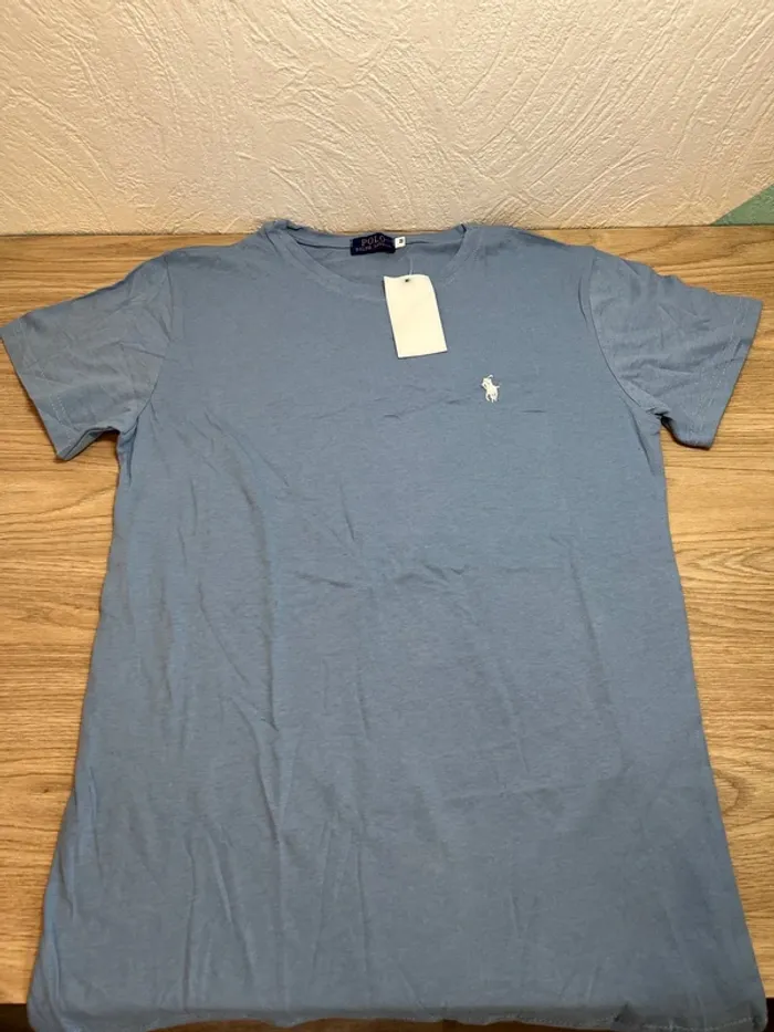 Ralph Lauren – T-shirt bleu clair – Taille M – Neuf - photo numéro 3