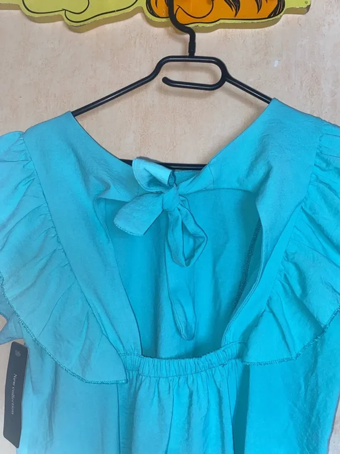 Top New collection bleu turquoise TU - photo numéro 6