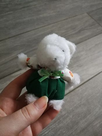Ours blanc très petite peluche Yves Rocher