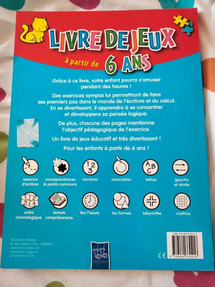 Livre de jeu à partir de 6ans - photo numéro 3