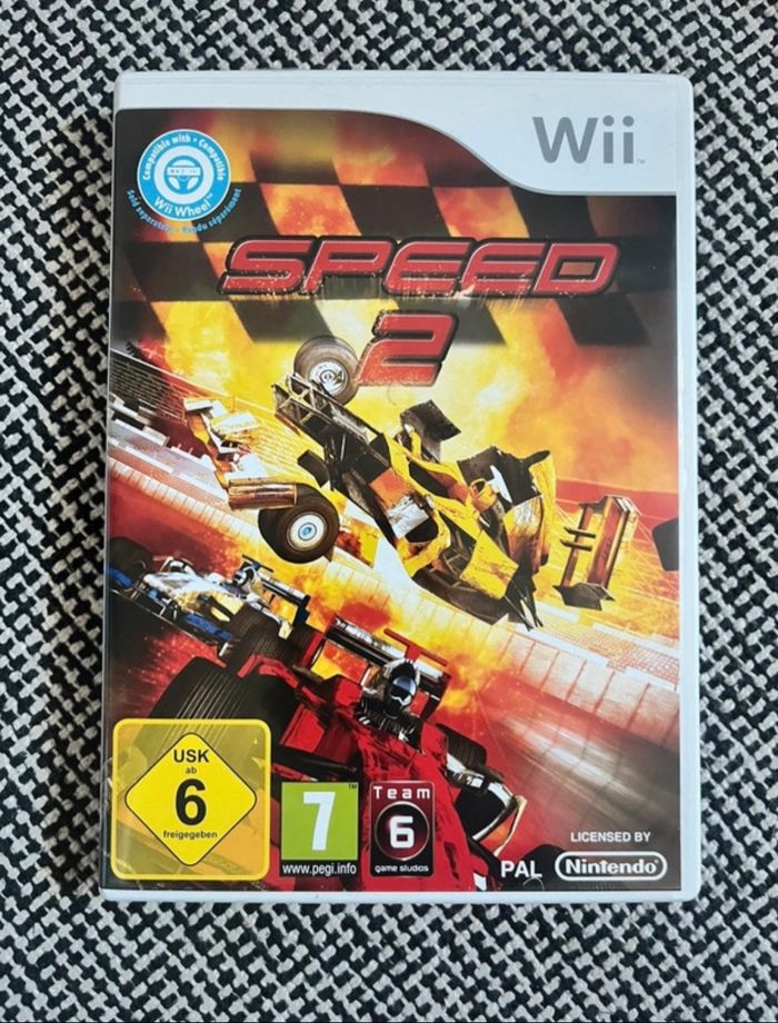 Jeu WII + volant Speed 2 - photo numéro 2