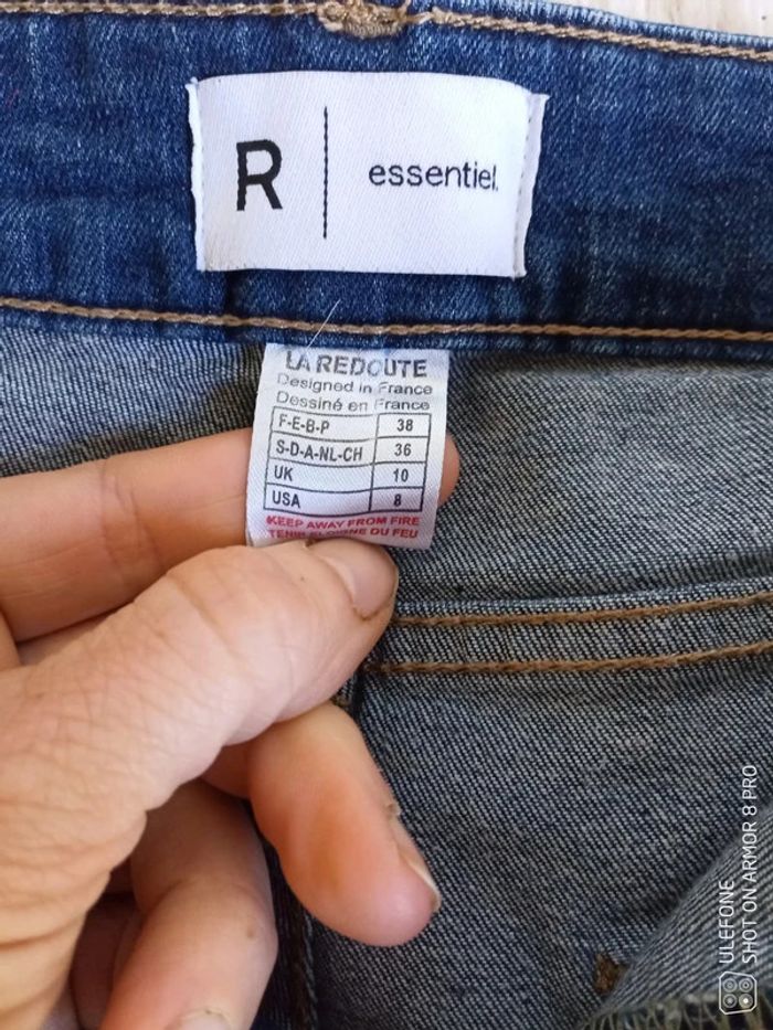 Pantalon 7/8ème bleu femme T38 - La Redoute - photo numéro 12