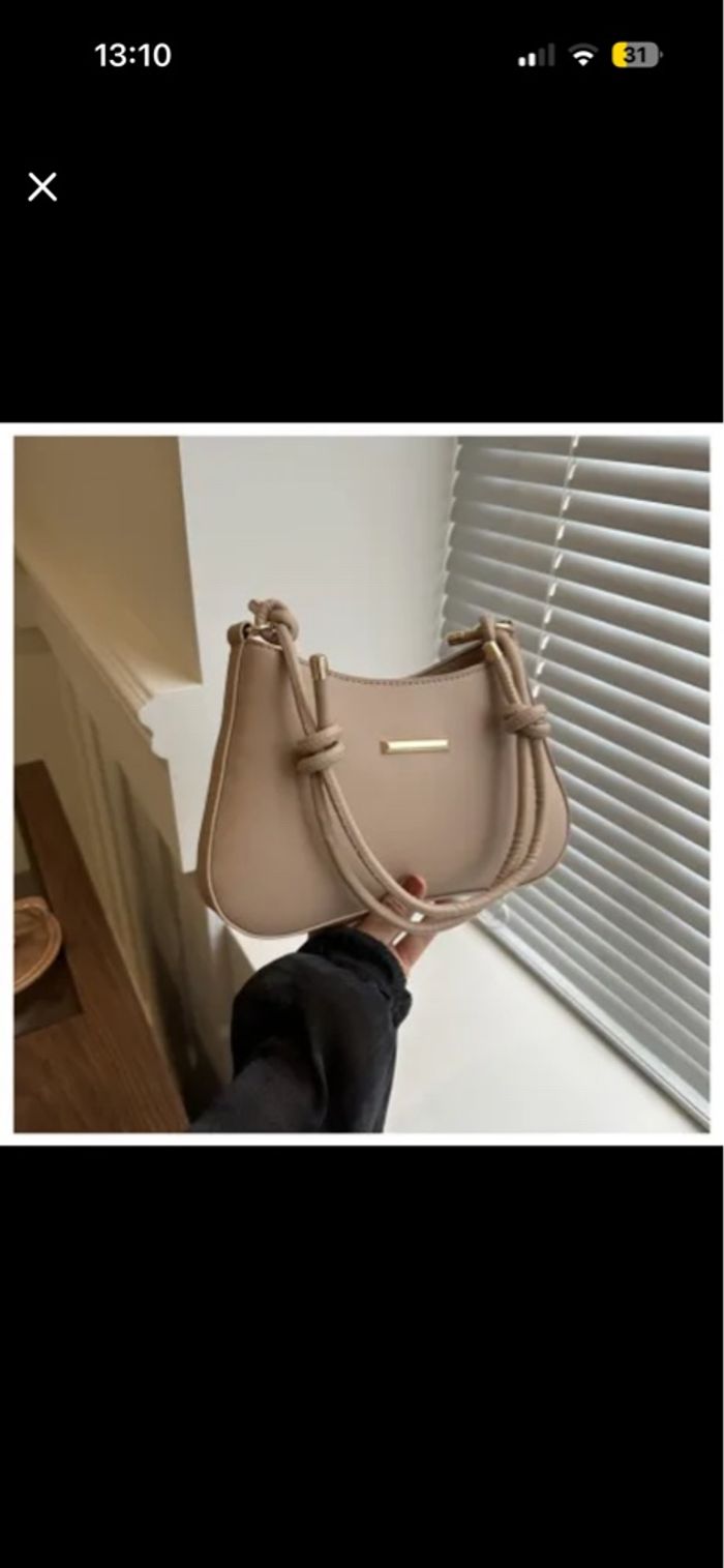 Petit sac carré à aisselles à main haut de gamme pour femmes - photo numéro 6