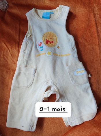 Grenouillère winnie l ourson 1 mois