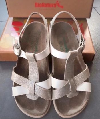Sandales en cuir