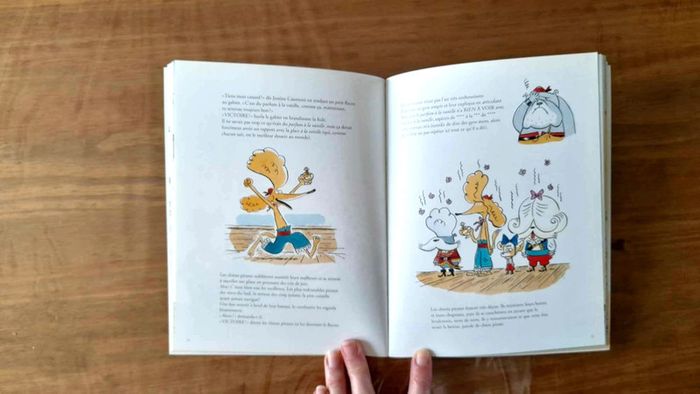 Livre écoles des loisirs Les chiens pirates "Adieu côtelettes" - photo numéro 3