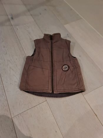 Blouson sans manches réversible taille 4 ans