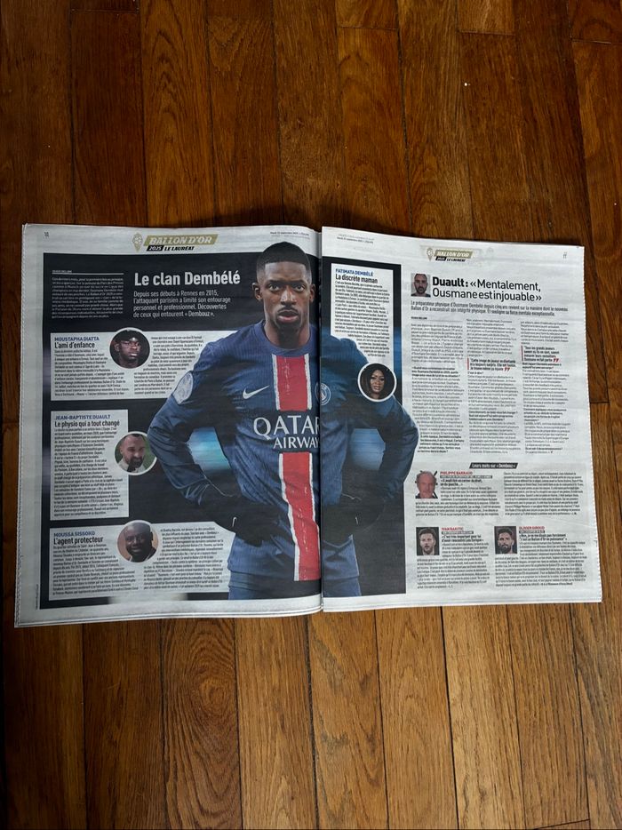 Journal L’Equipe Ballon d’or 2025 - photo numéro 4
