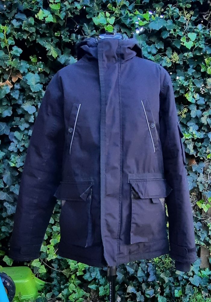 Parka noir, Supply & Demand, homme, taille M - photo numéro 2