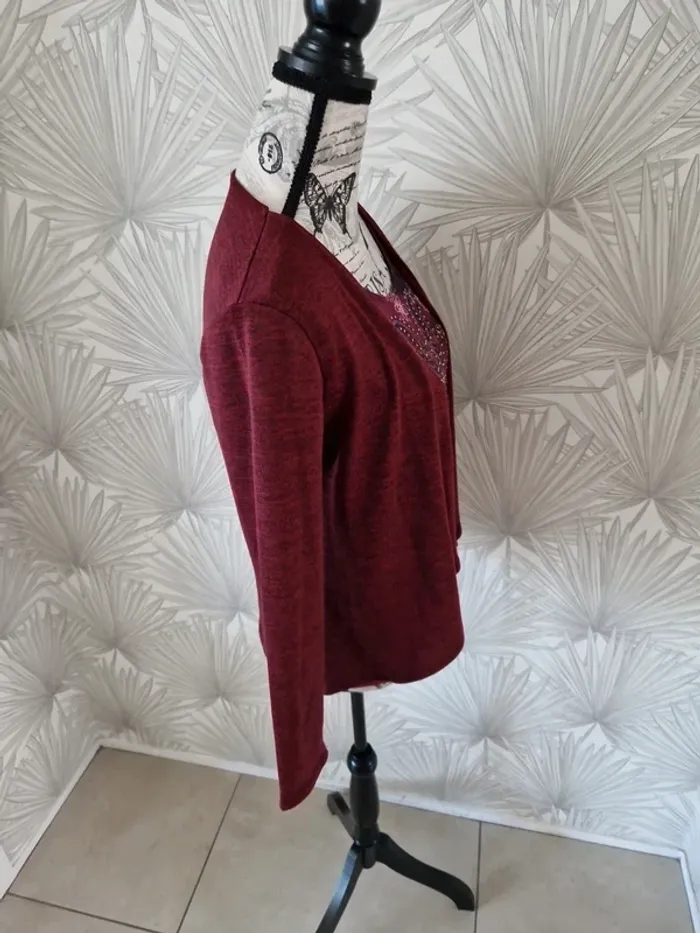 Joli pull effet gilet BREAL taille 38 - photo numéro 4