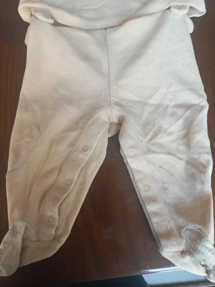Pyjama velour 2pieces "oursons" Kitchoun 12mois 74cm - photo numéro 4