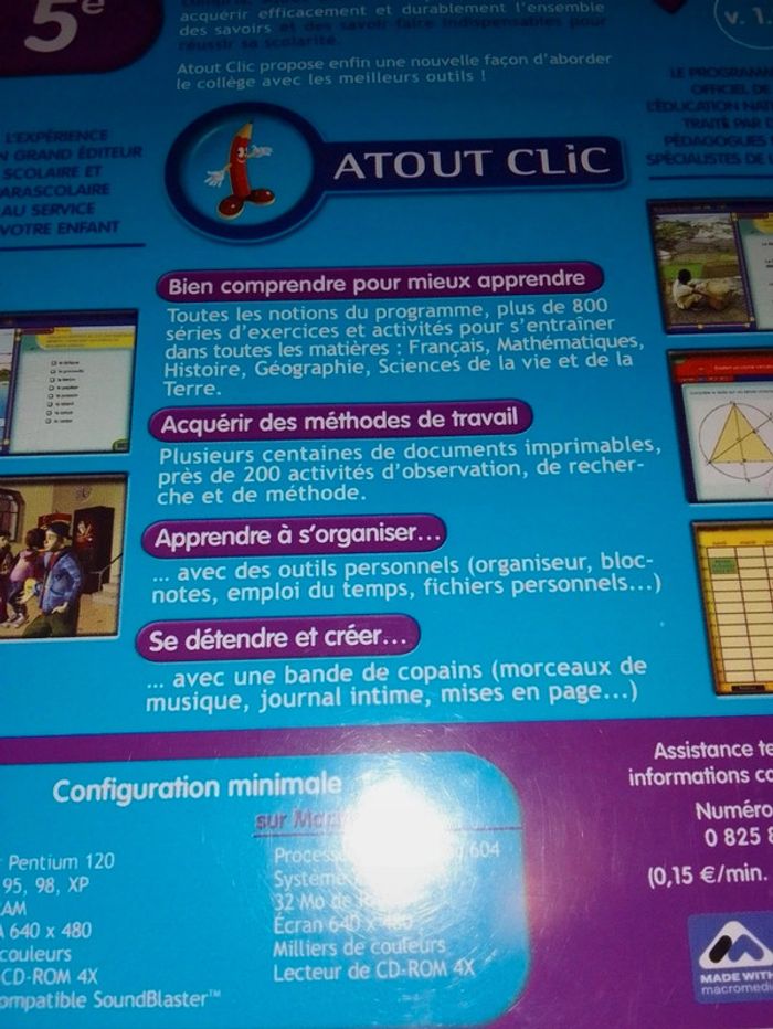 Entraînement scolaire interactif 5 éme - photo numéro 4