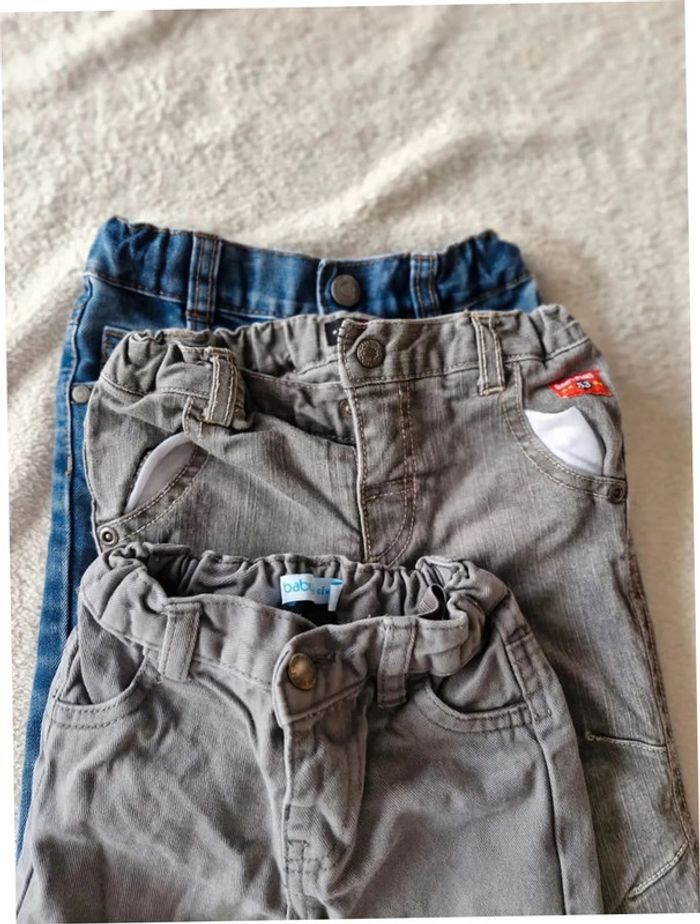 Lot de 3 pantalons 12 mois - photo numéro 2