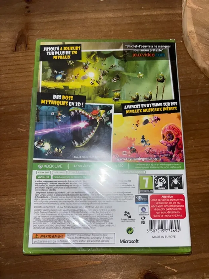 Rayman legend xbox 360 blister - photo numéro 2