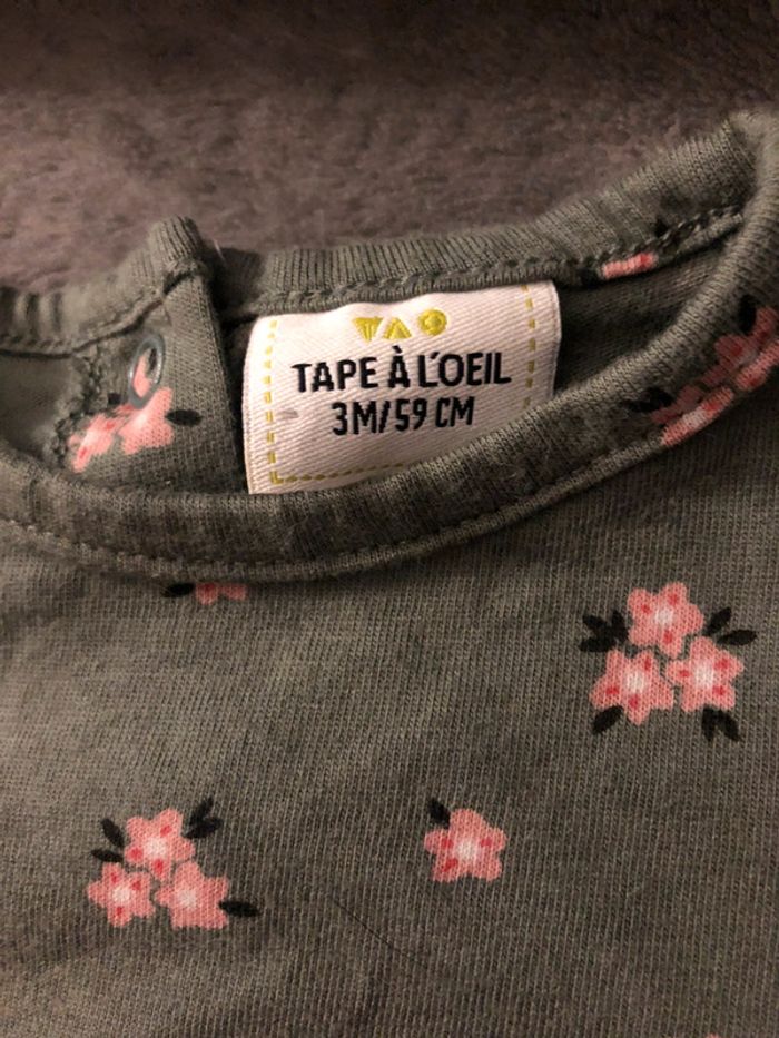 T-shirt manches longues 3 mois - photo numéro 2