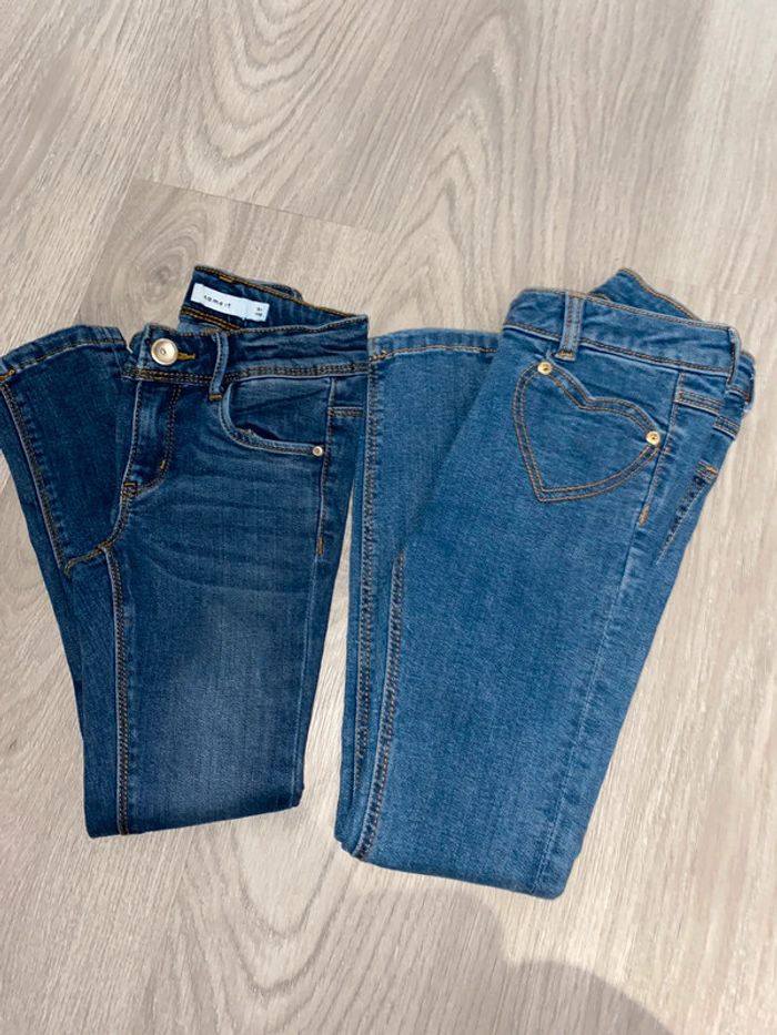 Lot de 2 jeans fille 6 ans