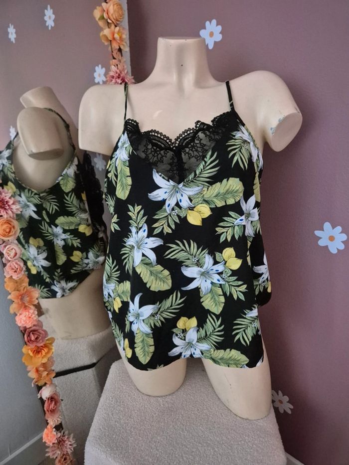 Débardeur fleuri Taille L