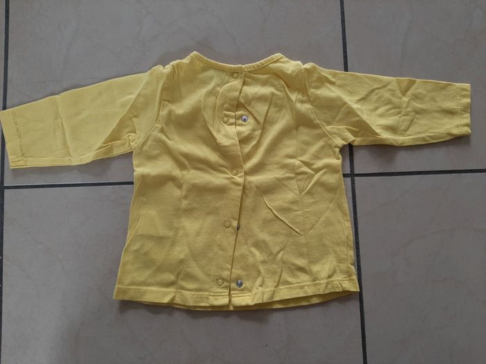 Lot de 6 tee shirts manches longues fille 6 mois - photo numéro 3