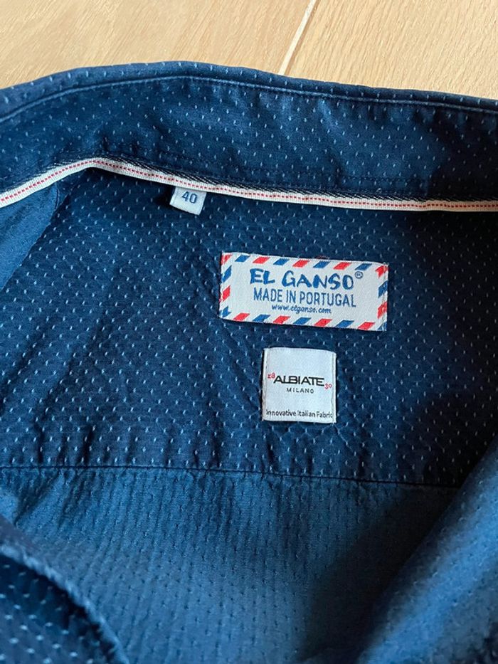 Chemise marine ML - El Ganso - 40 - photo numéro 5