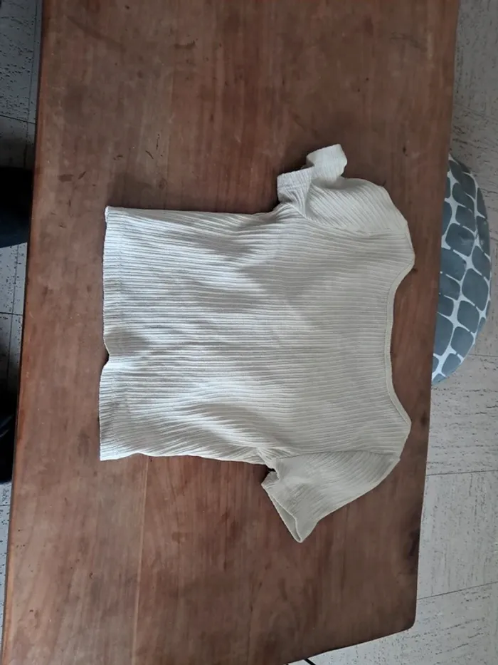 Haut beige taille M - photo numéro 3