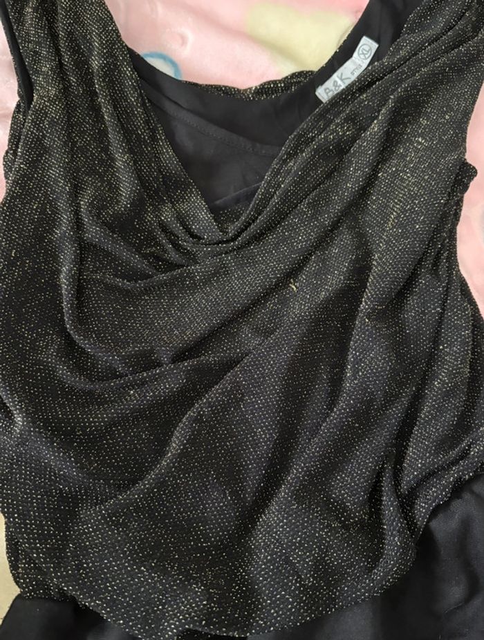 Robe noir à paillettes - photo numéro 2