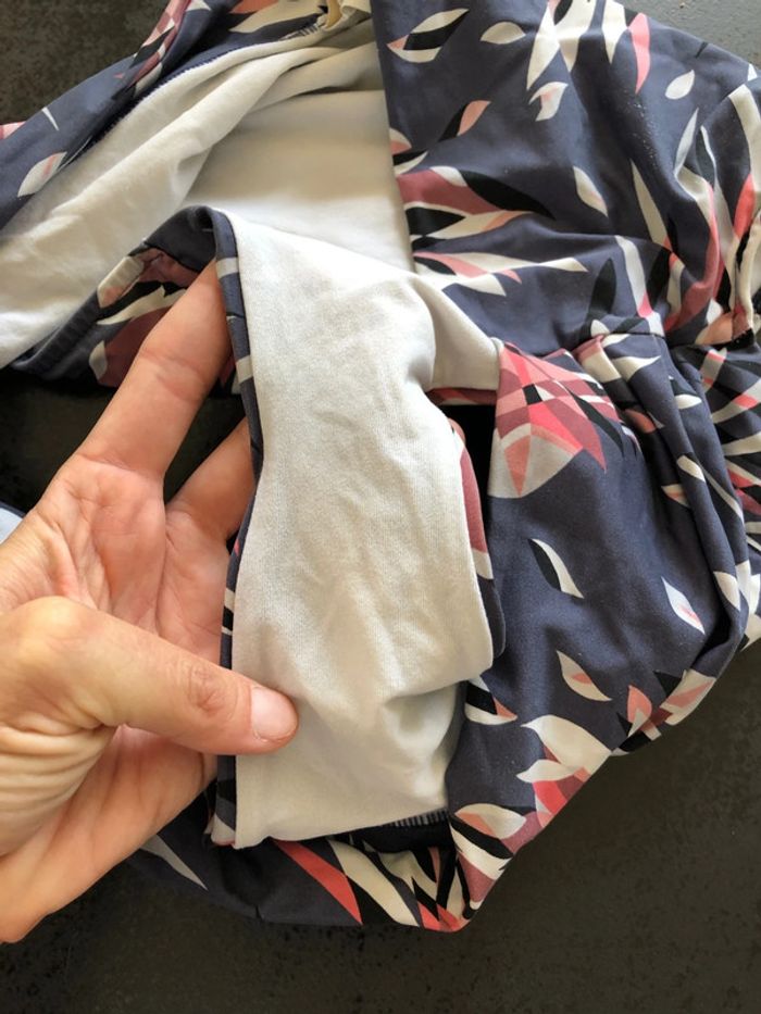 Bas de maillot de bain indigo et rose taille haute Chantelle taille 42 44 très bon état - photo numéro 13