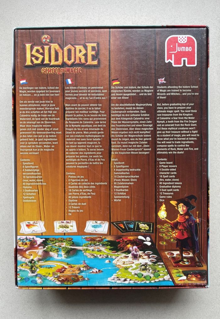Isidore, school of magic, jeu de société complet, édition française. - photo numéro 2