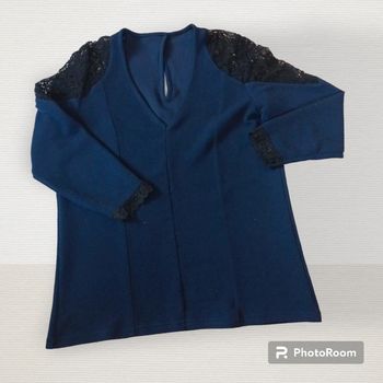 Haut nid d'abeille 🌸 dentelle