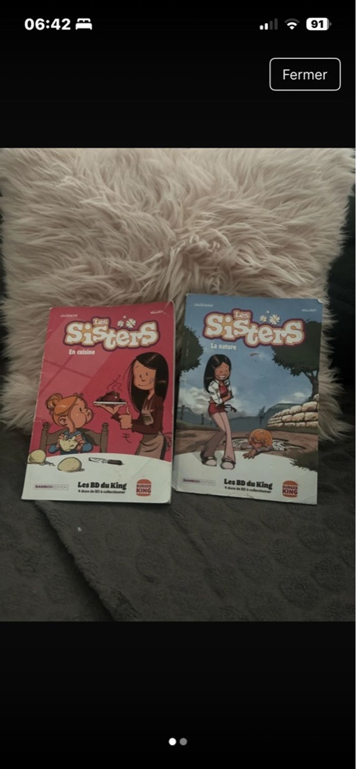 Lots de 2 livres les sisters