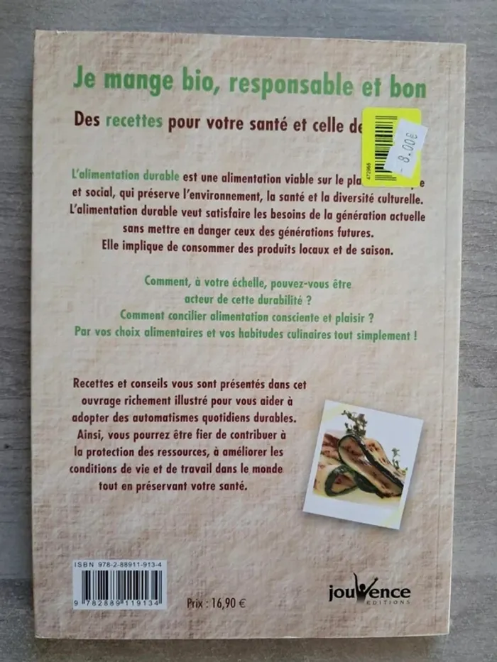 Livre  je mange bio responsable et bon - photo numéro 2