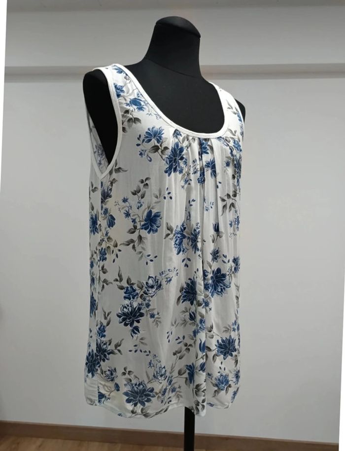 Haut fleuri taille S Made in Italy