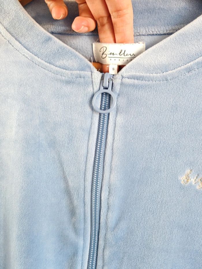 Gilet boléro Bien Bleu taille S - photo numéro 3