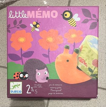 Jeu enfant Djeco Little mémo 
