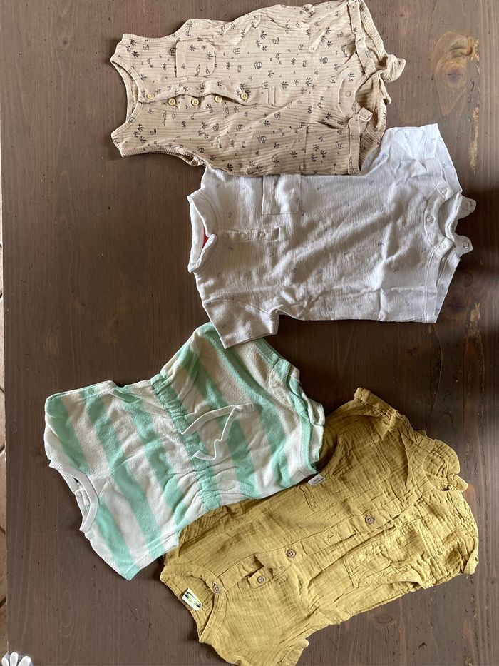 Bébé garçon : lot vêtements bébé 9 mois - photo numéro 2