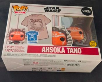 Funko Pop Tees Star Wars Ahsoka Tano + Tee Shirt taille L